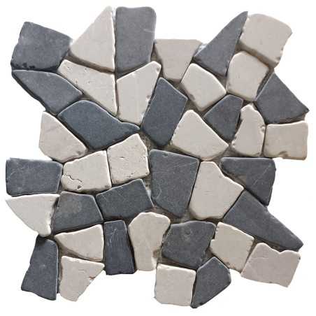 Ash/Beige Tumbled Random Marble