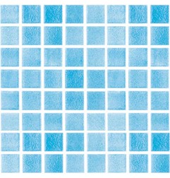 Turquesa Spanish Glass Mosaic Pool Tiles 38x38 mm