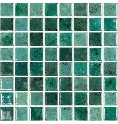 Nature Bali Spanish Glass Mosaic Pool Tiles 38x38 mm