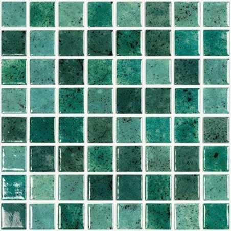 Nature Bali Spanish Glass Mosaic Pool Tiles 38x38 mm