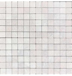 Bianca Perla Tumbled Limestone Mosaic Tiles 50x50