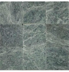 Verde Alpi Green Tumbled Marble Tiles 200x200