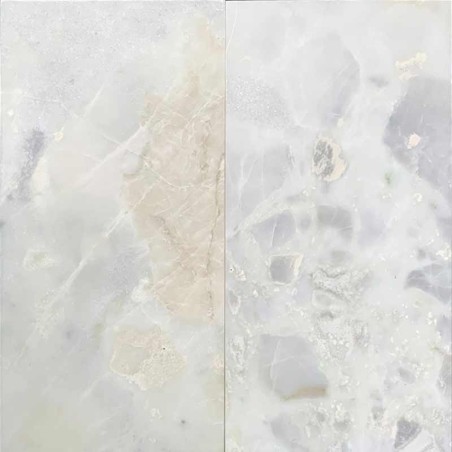 Candy White Honed Marble Tiles