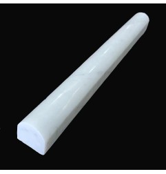 Carrara Polished Bullnose Capping Marble 305x30x30