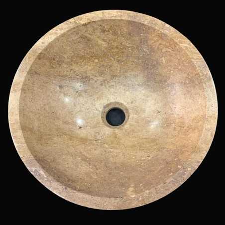 Noce Honed Round Basin Travertine 661