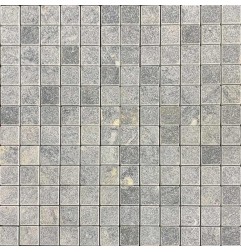 Crystal Grey Tumbled Marble Mosaic Tiles 50x50