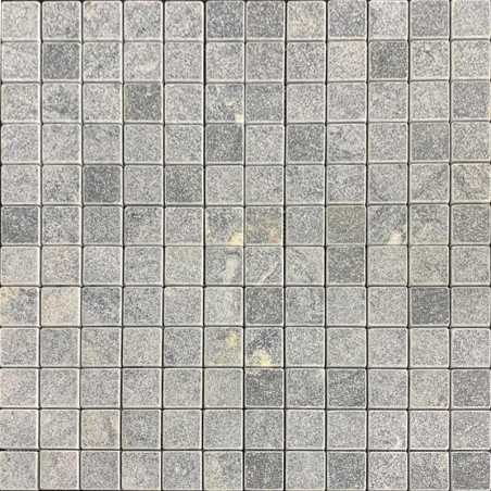 Crystal Grey Tumbled Marble Mosaic Tiles 50x50