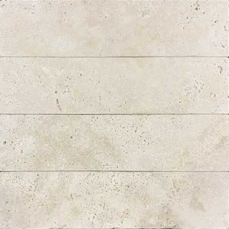Classico Light Subway Tumbled Travertine Tiles 300x75