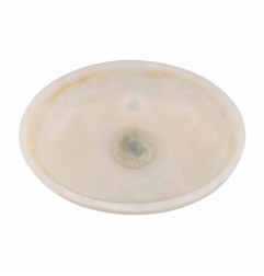 White Onyx Honed Oval Basin 5531