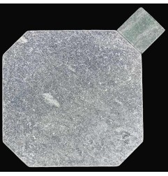 Crystal Grey Octagon & Square Tumbled Marble Tiles