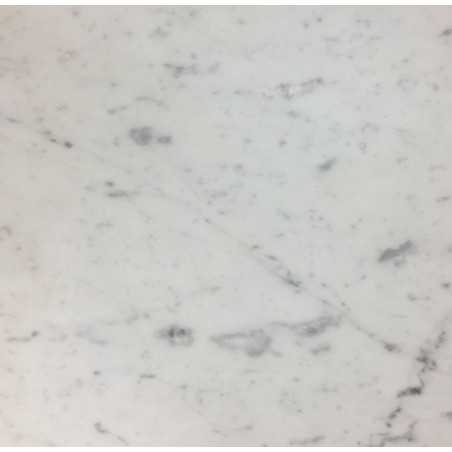 Bianco Carrara C Italian Marble Tile - Honed