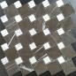 Pietra Grey Bianca Luminous Diamond & Dot Polished Marble Mosaic Tiles