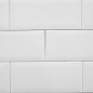 Spanish White Gloss Bevelled Subway Ceramic 200x100