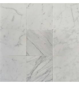 Italian Bianco Carrara C Honed Marble