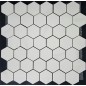 Hexagonal Statuario Matt Porcelain Mosaic 48x55
