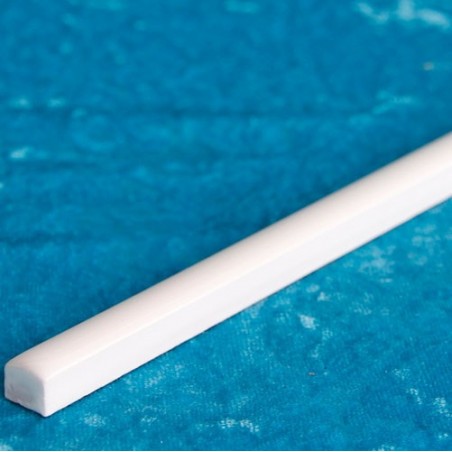 White Gloss Pencil Listello Ceramic Tiles CUBLA