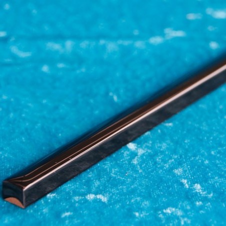 Black Gloss Pencil Listello Ceramic Tiles CUNEG