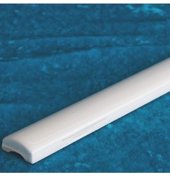 White Gloss Pencil Listello Ceramic Tiles 20x200