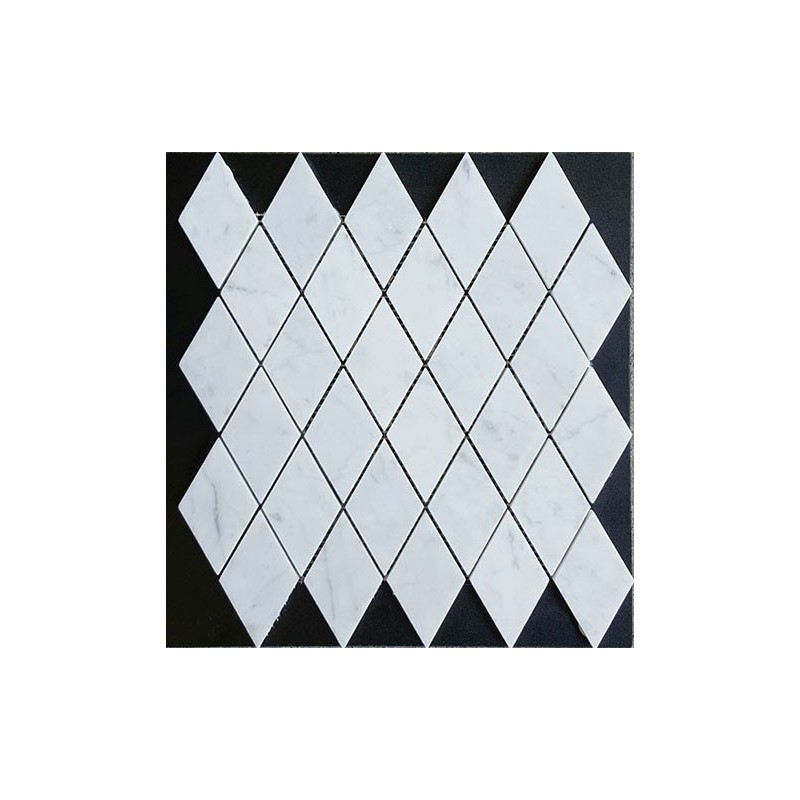 Carrara Diamond Honed Marble Mosaic Tiles 54x92