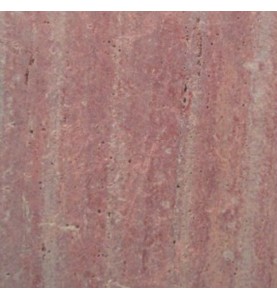 Travertine Rosso (Red) - Vein Cut - Tumbled  