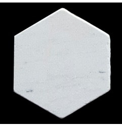 Persian White Hexagon Tumbled Paver Marble 