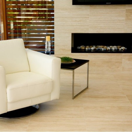 Chiaro Veincut Epoxy Filled Honed Travertine