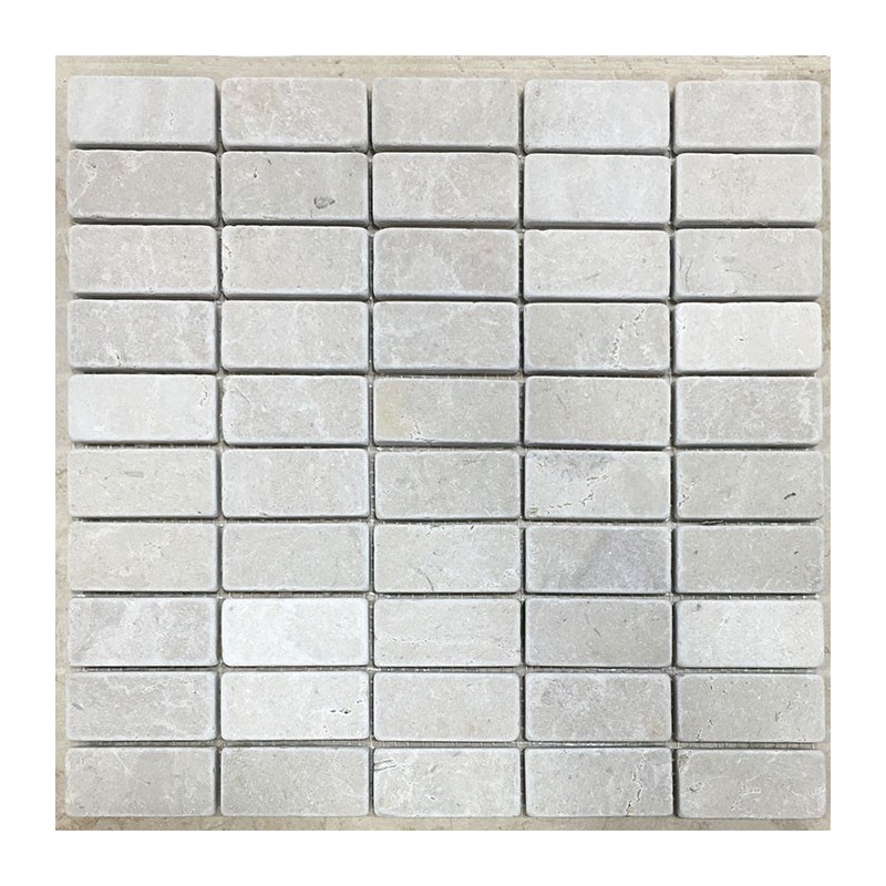 New Botticino Tumbled Marble Mosaic Tiles 60x30