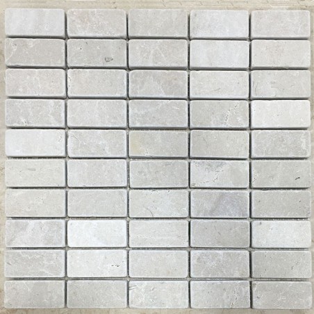 New Botticino Tumbled Marble Mosaic 60x30