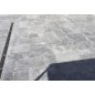 Crystal Grey French Pattern Tumbled Paver Marble
