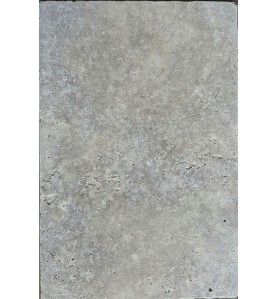 Silver French Pattern Tumbled Tile Travertine