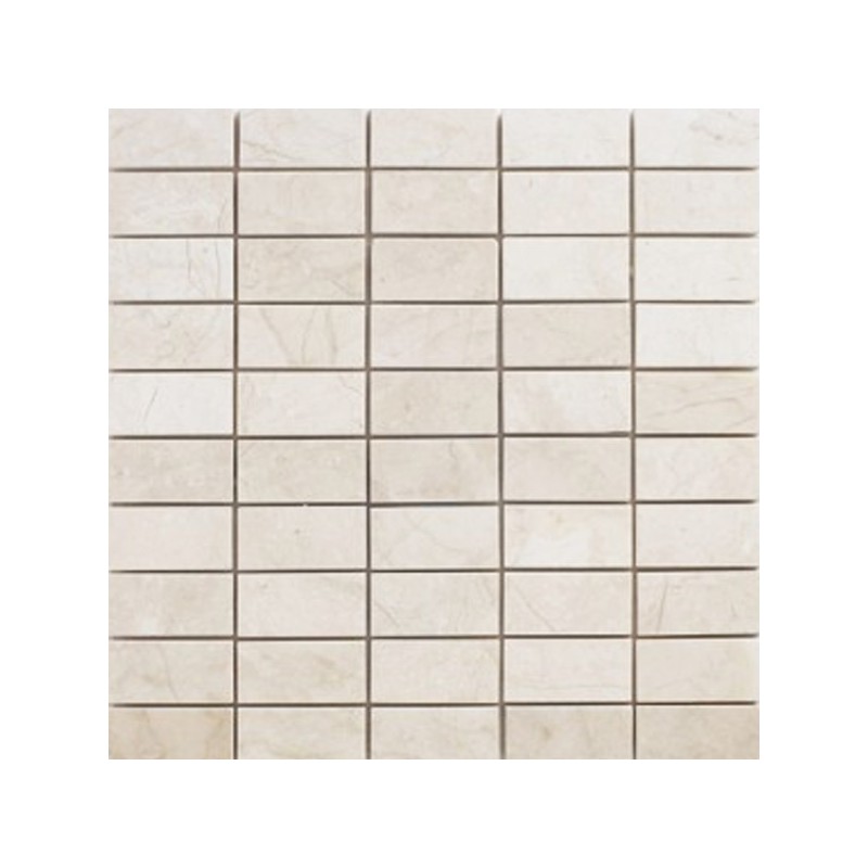 Bianca Perla Polished Limestone Mosaic Tiles 60x30