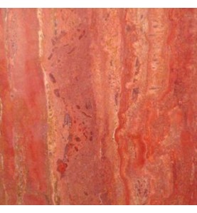 Travertine Rosso (Persian Red) - Vein Cut - Epoxy Filled & Polished 