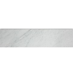 Carrara Honed Bullnose Marble Step Treads