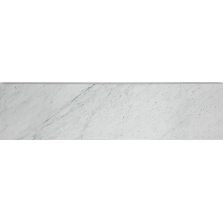 Carrara Honed Bullnose Marble Step Treads