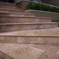Noce Step Tread Unfilled Honed Travertine