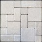 New Botticino Mini French Pattern Tumbled Marble Mosaic Tiles