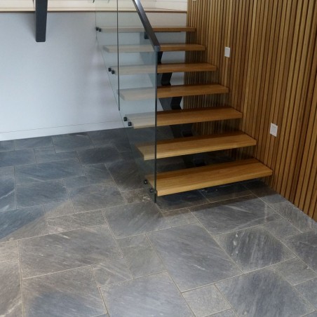 Crystal Grey Marble| Paver| Tumbled