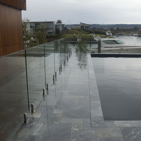 Crystal Grey French Pattern Tumbled Paver Marble 30mm