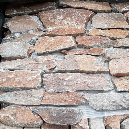 Alpine Teak Rock Panel Interlocking Granite