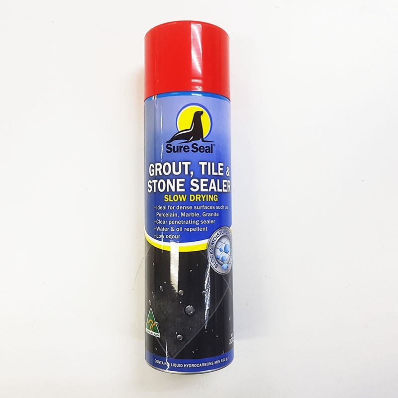 Sure Seal Slow Dry Grout, Tile & Stone Aerosol Sealer 300gm