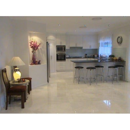 Bianca Luminous Polished Marble Tiles