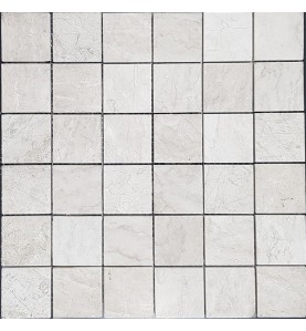 Bianca Perla Limestone Mosaic|Honed|50x50
