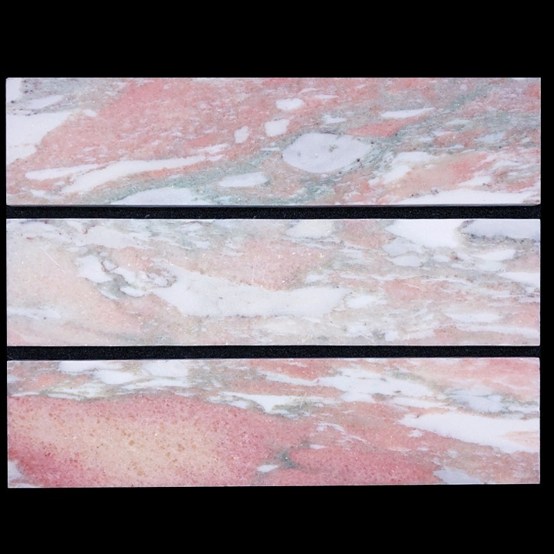 Norwegian Rose Honed Subway Marble Tiles 300X75