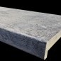 Atlantic Grigio Antique Rebated Pencil Edge Step Tread Limestone