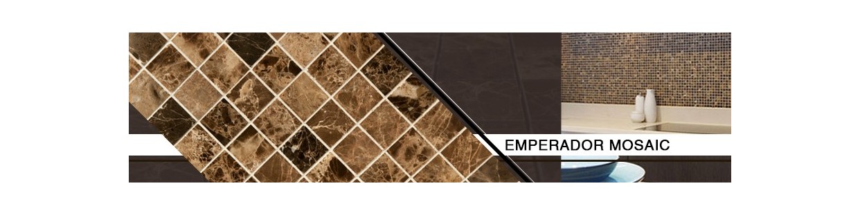Emperador Mosaic Marble | Bathroom & Kitchen Tiles