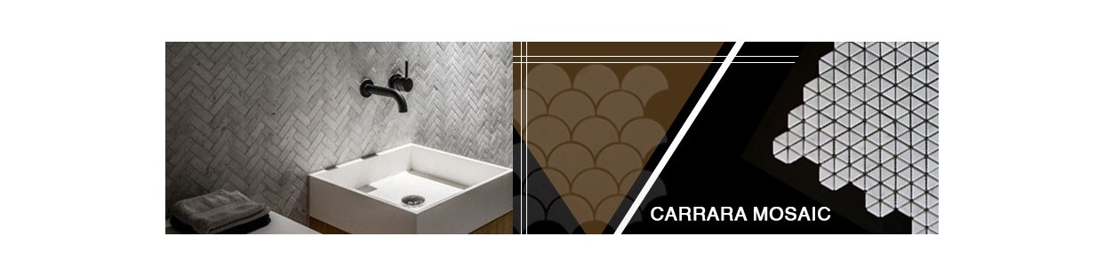 Carrara Mosaic Marble |  | Bathroom & Kitchen Tiles