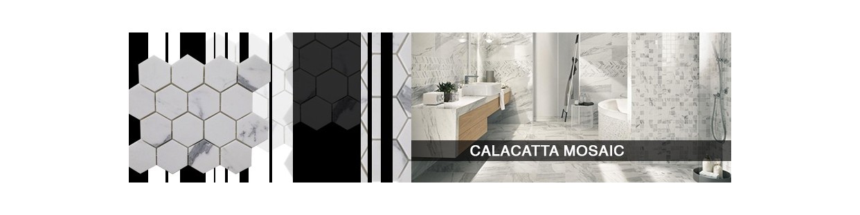 Calacatta Mosaic Marble |  | Bathroom & Kitchen Tiles