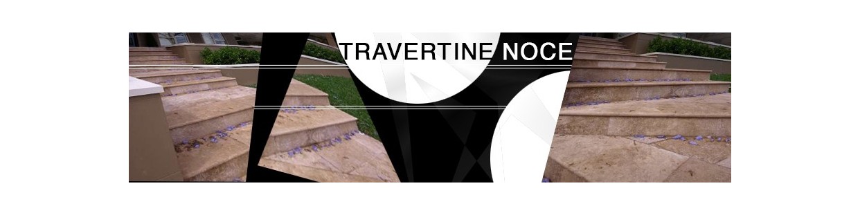 Travertine Noce Step Riser / Stair Tiles