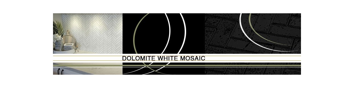 Dolomite White Mosaic | MCC Marble Mosaic Tiles
