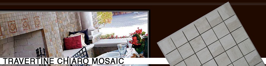 Travertine Chiaro Mosaic